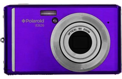 Polaroid IE826 18MP Compact Digital Camera - Purple